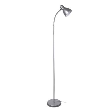 Candeeiro de pé MEGARA 1xE27 Alt.155xD.22cm prata