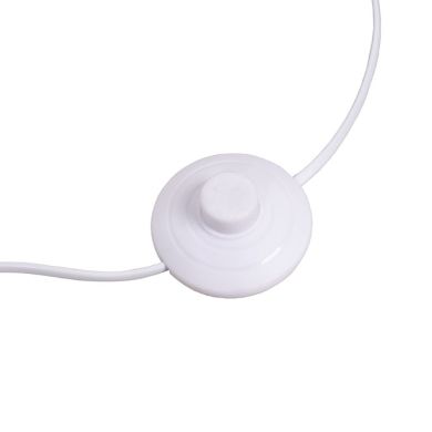 Candeeiro de pé MEGARA 1xE27 Alt.155xD.22cm prata
