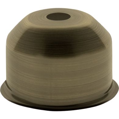 1/2 copo para suporte de lâmpada E27 Alt.3,5xD.5,2cm, em metal oxidado