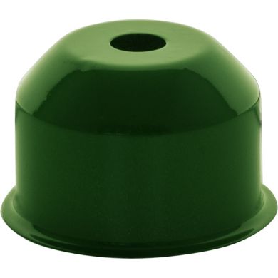 1*2 copo para suporte de lâmpada E27 Alt.3,5xD.5,2cm, em metal verde