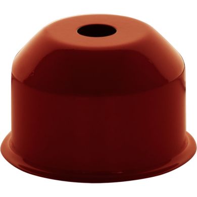 1/2 E27 cover for lampholder metal red