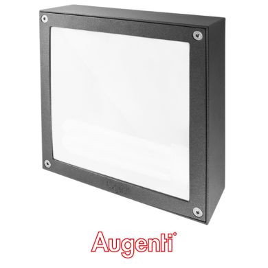 Plafond QUADRA MAX IP65 1xG24d-3 C.25xL.25xAlt.8,5cm antracite