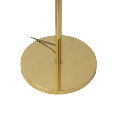 Floor Lamp SPACE articulated arm 1xE27 H.Reg.xD.26cm Brass