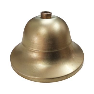 Brass stamped decorative canopy D.11xH.5,6xcm with central hole (RS4)