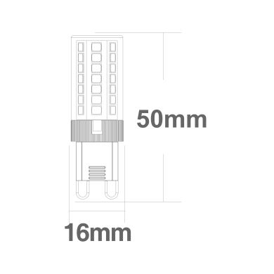 Lâmpada G9 PIXY LED 5W 4000K 530lm Branca