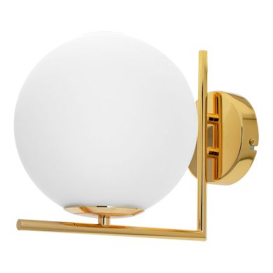 Aplique AIMEE 1xE27 C.20xL.27,5xAlt.22cm dourado