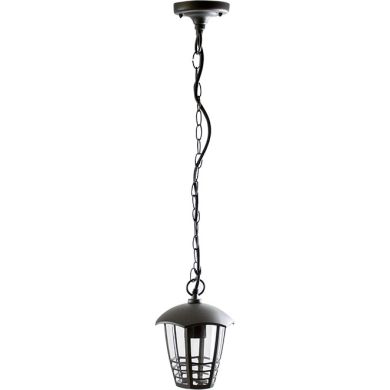 Suspensão TERVA IP44 1xE27 Alt.Reg.xD.18cm Antracite