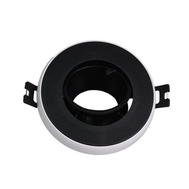 Aro de encastrar ONIRO redondo Alt.2,9xD.9cm policarbonato (PC) preto