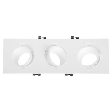 Frame for Downlight ONIRO 3xMR16 L.25,5xW.9,3xH.2,9cm Polycarbonate (PC) White