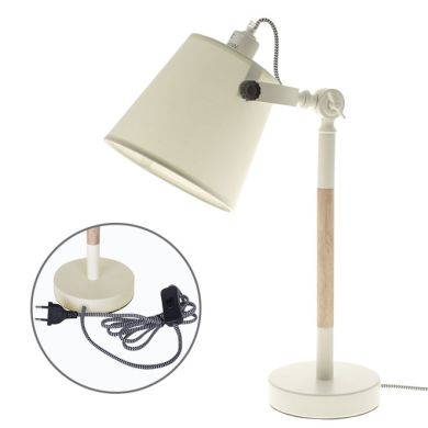 Table Lamp MORGANA 1xE14 L.29xW.15,5xH.48cm White