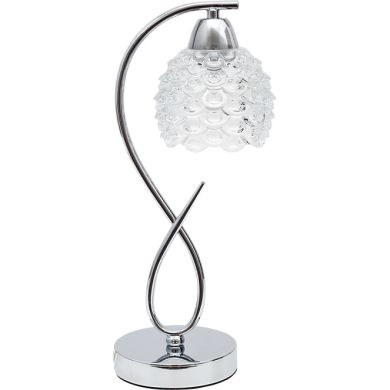 Table Lamp TIJUANA 1xE14 L.13xW.16xH.39cm Chrome