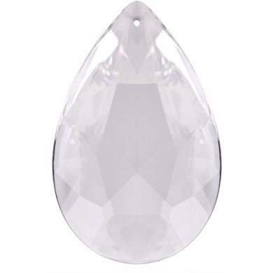 Ameixa de vidro 4x3,1cm 1 furo transparente