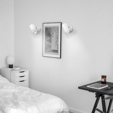 Aplique LUCAS 1xGU10 L.10xAn.8xAl.12cm Blanco