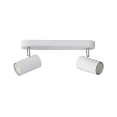 Aplique LUCAS 2xGU10 C.30xL.10xAlt.12cm branco
