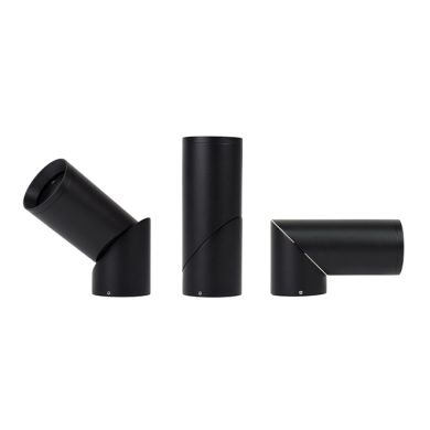 Foco orientável ONOFRE 1xGU10 Alt.15,5xD.6cm preto