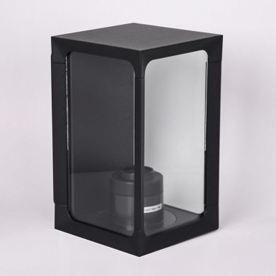 Aplique CRIZ IP44 1xE27 C.12,3xL.14xAlt.120,7cm preto