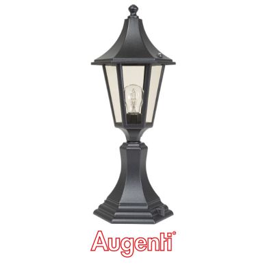 Farola/Sobremuro BURNEY IP43 1xE27 L.19,5xAn.19,5xAl.49xD.19,5cm Negro