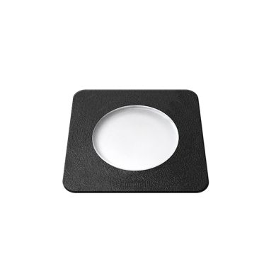 Aplique/Foco de encastrar CECI quadrado 1xGU10 4,8W 2CCT IP66 C.9,2xL.9,2xAlt.12,7cm resina preta