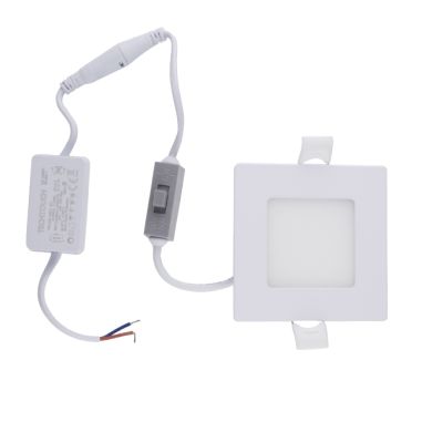Downlight INTEGO CLASSIC square 5W LED CCT 320lm 120° L.8.5xW.8.5xH.2cm White