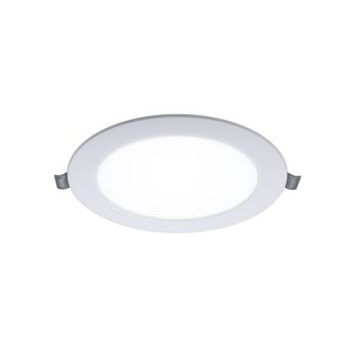 Foco de encastrar INTEGO 2.0 redondo 15W LED 1200lm 6400K 120° Alt.2,7xD.14,5cm branco