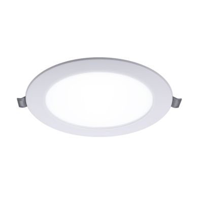 Foco de encastrar INTEGO 2.0 redondo 20W LED 1800lm 6400K 120° Alt.2,7xD.17,5cm branco