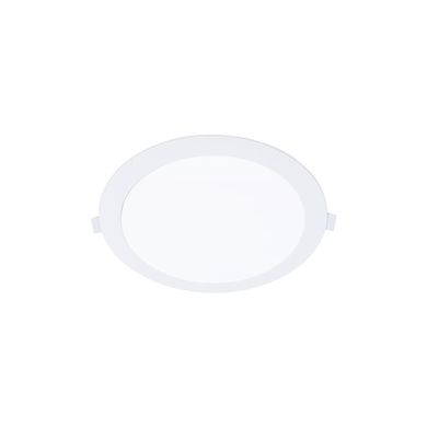 Foco de encastrar INTEGO 2.0 PC redondo 12W LED 1200lm 6400K 120° Alt.2,5xD.17,5cm branco