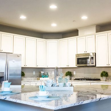 Foco de encastrar INTEGO 2.0 PC redondo 18W LED 1850lm 3000K 120° Alt.2,5xD.22,5cm branco