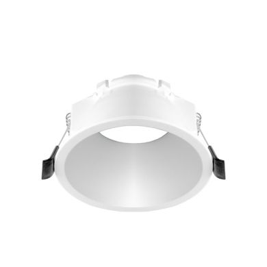 Aro de encastrar INTECA PC redondo Alt.5,2xD.9,4cm policarbonato (PC) branco