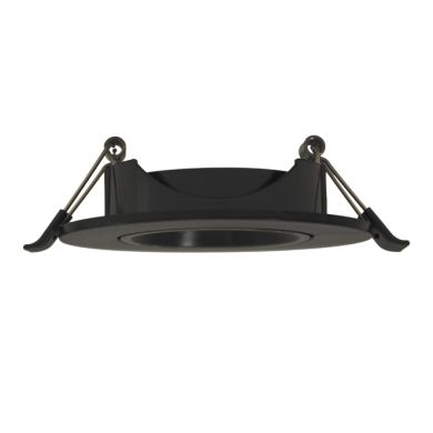 Frame for Downlight INTECA PC round H.2,5xD.9cm Polycarbonate (PC) Black