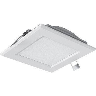 Foco de encastrar INTEGO SLIM quadrado 1x13W LED 630lm 4000K 120° C.15,5xL.15,5xAlt.0,5cm branco