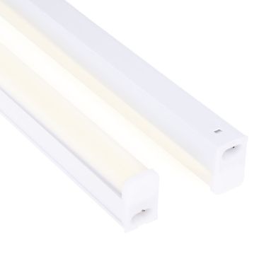 Régua LineX T5 10W LED 700lm 3000K C.56,6xL.2,2xAlt.3,4cm Branco