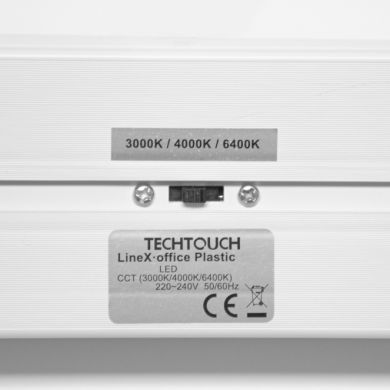 Ceiling/Suspending Light LineX OFFICE 240cm 1x80W LED CCT 3000/4000/6400K L.240xW.7xH.Reg.cm White