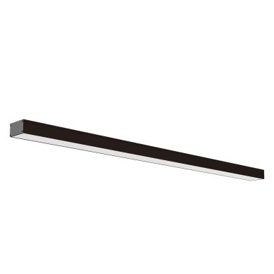 Ceiling/Suspending Light LineX OFFICE 120cm 1x40W LED CCT 3000/4000/6400K L.118xW.7xH.Reg.cm Black