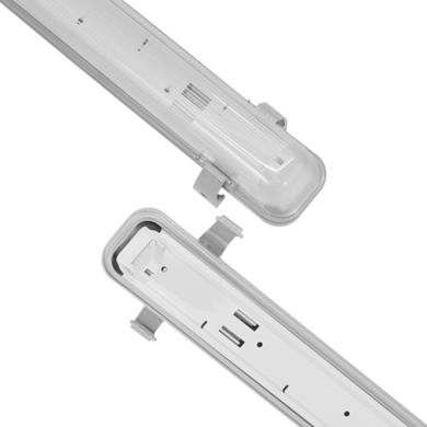 Armadura estanque LINESTRA IP65 1xG13 T8 LED 150cm C.157xL.6,5xAlt.7cm cinzento