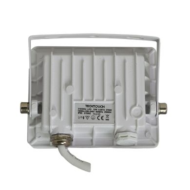 Projector X2 SUPERVISION IP65 1x10W LED 1000lm 2700K 120°C.10,2xL.2,6xAlt.8cm branco