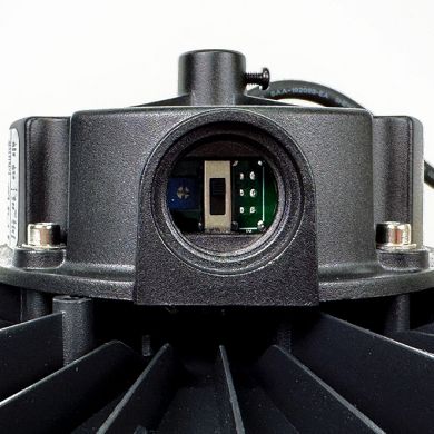 Campana LED MEGAVISION 150W/120W/90W, 150lm/W, 6500K, 90°, IP65, Al.11xD.36cm Negro