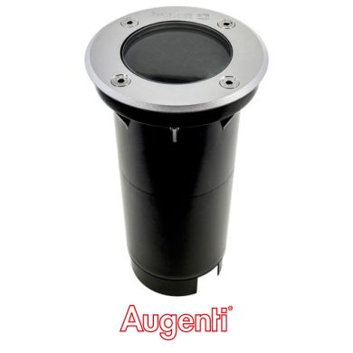 Ground Recessed Lamp ORMA round IP65 1xGU10 H.18xD.11cm Stainless Steel