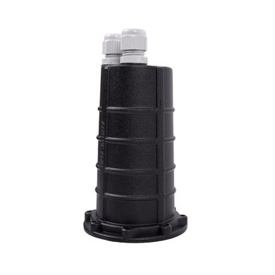 Ground Recessed Lamp ORMA round IP65 1xGU10 H.18xD.11cm Stainless Steel