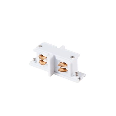 Conector em forma de "I" para calha de superfície LINE PRO (4 condutores) em alumínio branco