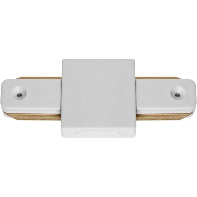 Conector "I" para calha LINE PRO X2 (2 condutores) em alumínio branco