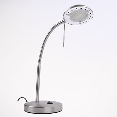 Table Lamp STU 1xG9 H.43xD.28cm Satin Nickel