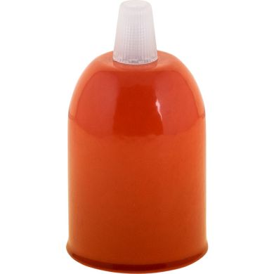E27 cover for lampholder D.48Xa.65mm with accessories metal orange