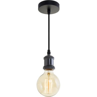 Suspensão SENSATION 1xE27 Alt.Reg.xD.10cm níquel