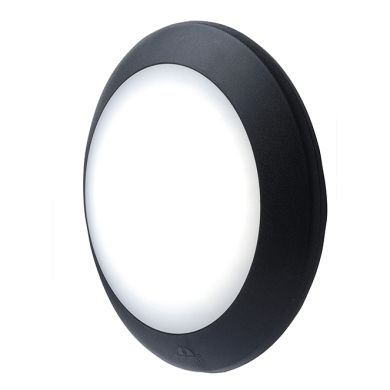 Wall lamp BERTA 1xE27 IP66 H.8xD.27,5cm black resin