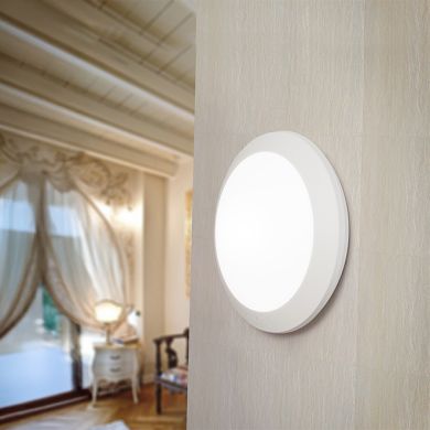 Wall lamp UMBERTA 2xE27 IP66 H.9,4xD.35cm white resin