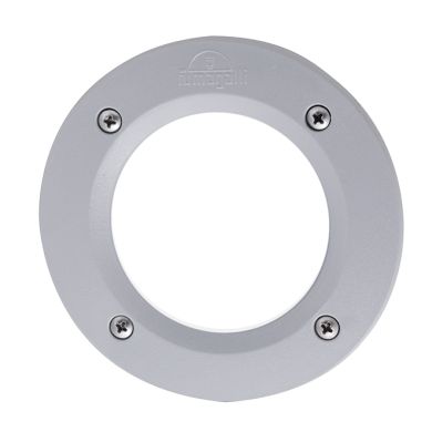 Aplique de encastrar LETI 1xGX53 IP66 L.8xD.13,4cm resina cinzenta