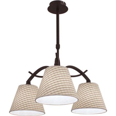 Ceiling Lamp GRANADA 3xE14 H.Reg.xD.47cm Brown/Beije