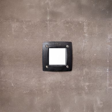 Recessed wall Lamp LETI 1xGX53 IP66 L.11,5xW.8xH.11,5cm black resin