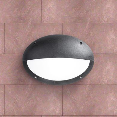 Wall Lamp MADDI 1xE27 IP66 L.33xW.9xH.23cm black resin