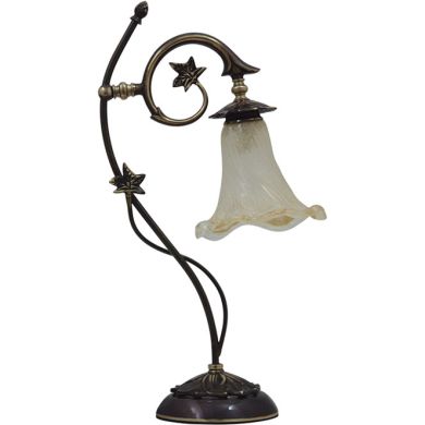 Table Lamp MONZA 1xE14 L.17xW.30xH.53cm Antique Brass